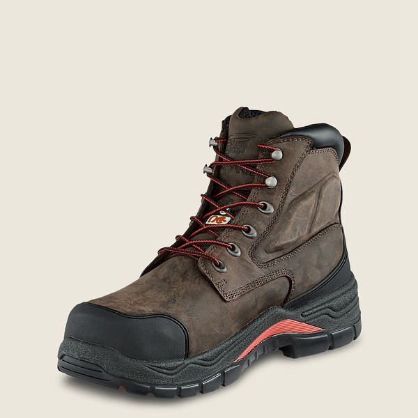 Bottes de Sécurité Red Wing - King Toe® Adc - 6-Inch Insulated Waterproof Csa Toe - Grise Foncé - Ho